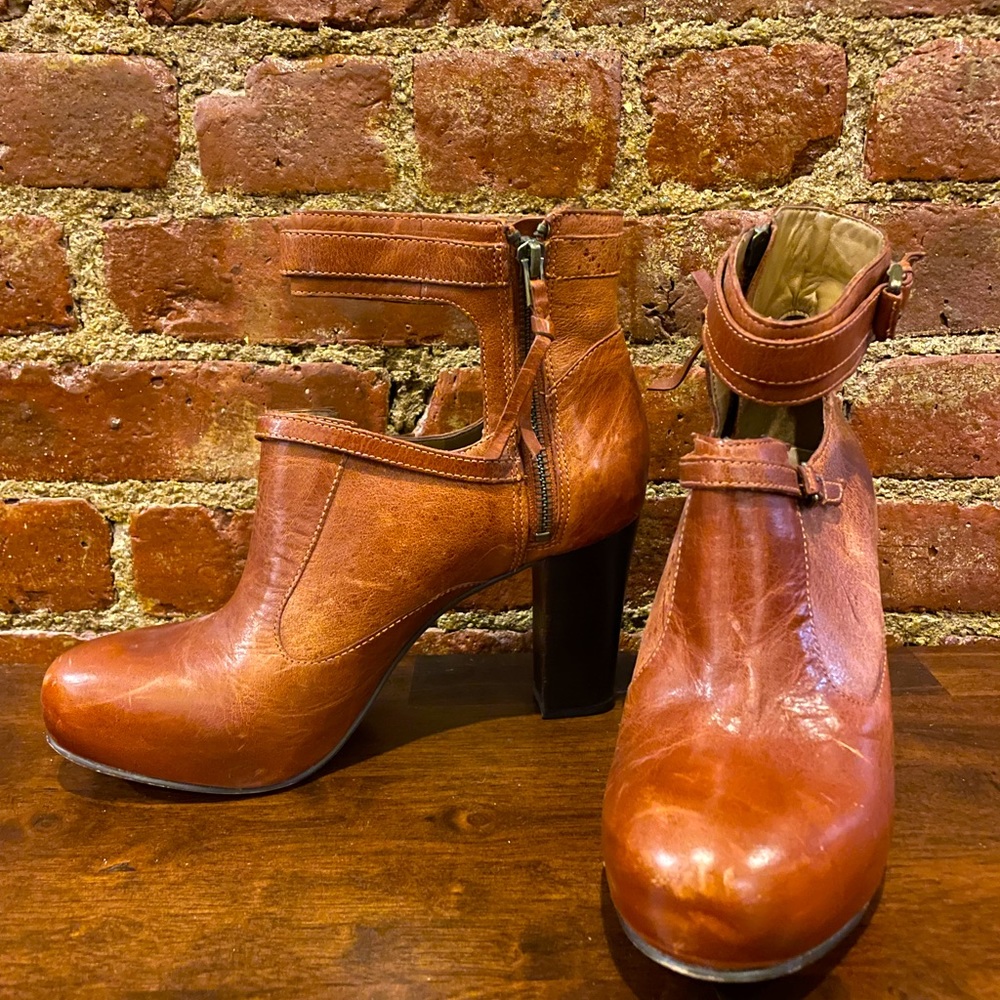 Anthropologie ankle boots